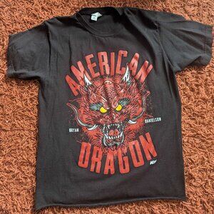 Brian Danielson American Dragon AEW Cropped Shirt, Sz M